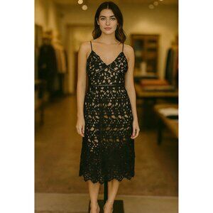 Few MODA NY Black Lace Dress w/ Spaghetti Straps, Size Small. Brand New
